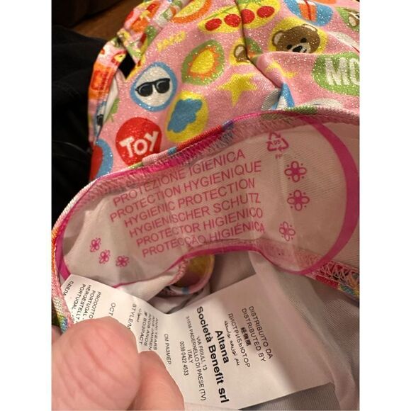 Moschino Pink Bear Pop Bathing Suit Size 3 - Picture 7 of 8